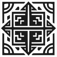 Attractive and beautiful geometric pattern design vector