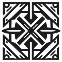 Attractive and beautiful geometric pattern design vector