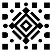 Attractive and beautiful geometric pattern design vector