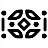 Attractive and beautiful geometric pattern design vector