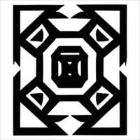 Attractive and beautiful geometric pattern design vector