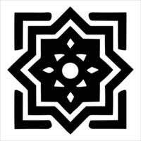 Attractive and beautiful geometric pattern design vector