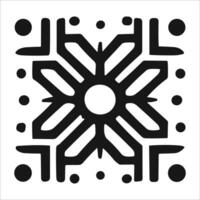 Attractive and beautiful geometric pattern design vector