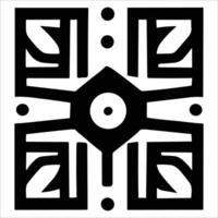 Attractive and beautiful geometric pattern design vector