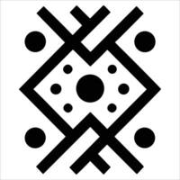 Attractive and beautiful geometric pattern design vector