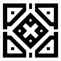 Attractive and beautiful geometric pattern design vector