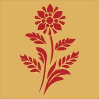 Attractive and beautiful floral pattern design for textile vector