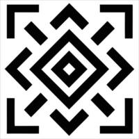 Attractive and beautiful geometric pattern design vector