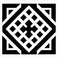Attractive and beautiful geometric pattern design vector