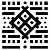 Attractive and beautiful geometric pattern design vector