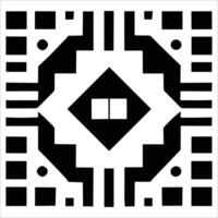 Attractive and beautiful geometric pattern design vector