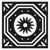 Attractive and beautiful geometric pattern design vector