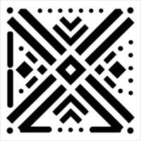 Attractive and beautiful geometric pattern design vector