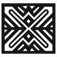 Attractive and beautiful geometric pattern design vector