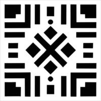 Attractive and beautiful geometric pattern design vector