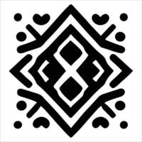 Attractive and beautiful geometric pattern design vector
