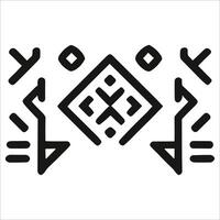 Attractive and beautiful geometric pattern design vector