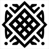 Attractive and beautiful geometric pattern design vector