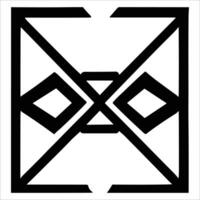 Attractive and beautiful geometric pattern design vector