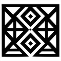 Attractive and beautiful geometric pattern design vector
