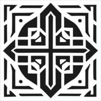 Attractive and beautiful geometric pattern design vector