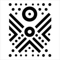 Attractive and beautiful geometric pattern design vector