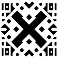 Attractive and beautiful geometric pattern design vector