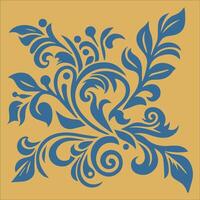 Attractive and beautiful floral pattern design for textile vector