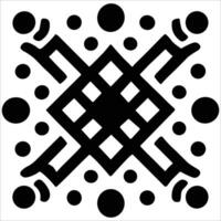 Attractive and beautiful geometric pattern design vector