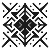 Attractive and beautiful geometric pattern design vector