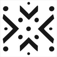 Attractive and beautiful geometric pattern design vector