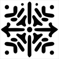 Attractive and beautiful geometric pattern design vector