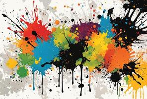 abstract splatter Color background. illustration design vector