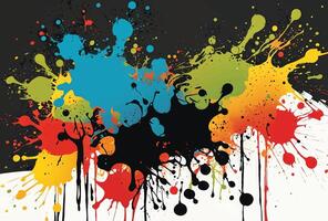 abstract splatter Color background. illustration design vector