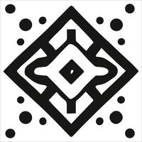 Attractive and beautiful geometric pattern design vector
