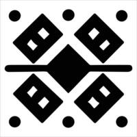 Attractive and beautiful geometric pattern design vector