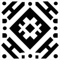 Attractive and beautiful geometric pattern design vector