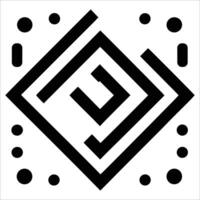 Attractive and beautiful geometric pattern design vector