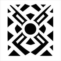 Attractive and beautiful geometric pattern design vector