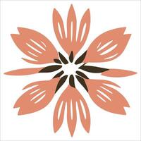 Beautiful floral pattern design vector