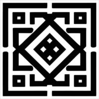 Attractive and beautiful geometric pattern design vector