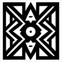 Attractive and beautiful geometric pattern design vector