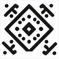 Attractive and beautiful geometric pattern design vector