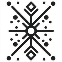 Attractive and beautiful geometric pattern design vector