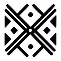 Attractive and beautiful geometric pattern design vector