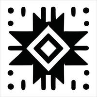 Attractive and beautiful geometric pattern design vector