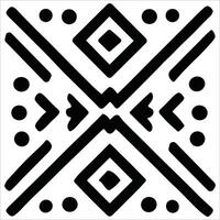 Attractive and beautiful geometric pattern design vector