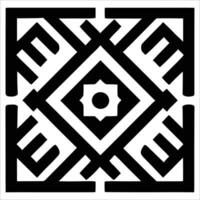 Attractive and beautiful geometric pattern design vector