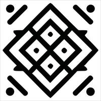 Attractive and beautiful geometric pattern design vector