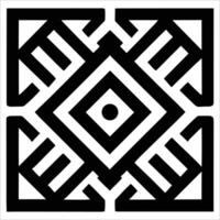 Attractive and beautiful geometric pattern design vector
